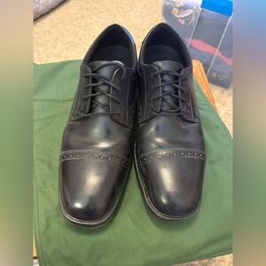 Nunn Bush Men’s Classc Black Leather Oxford-Comfort Gel - Sz 11-
